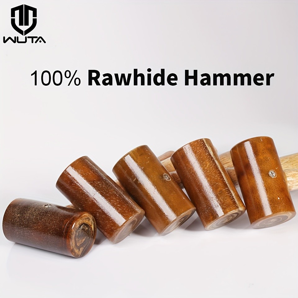 WUTA 100% Rawhide Hammer Set
