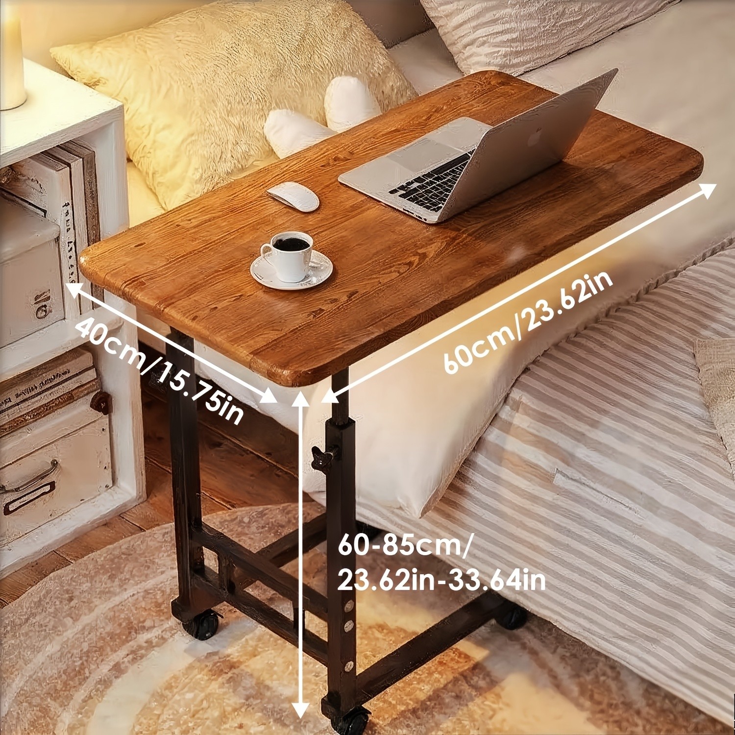 JCJX Adjustable C-Shaped Side Table