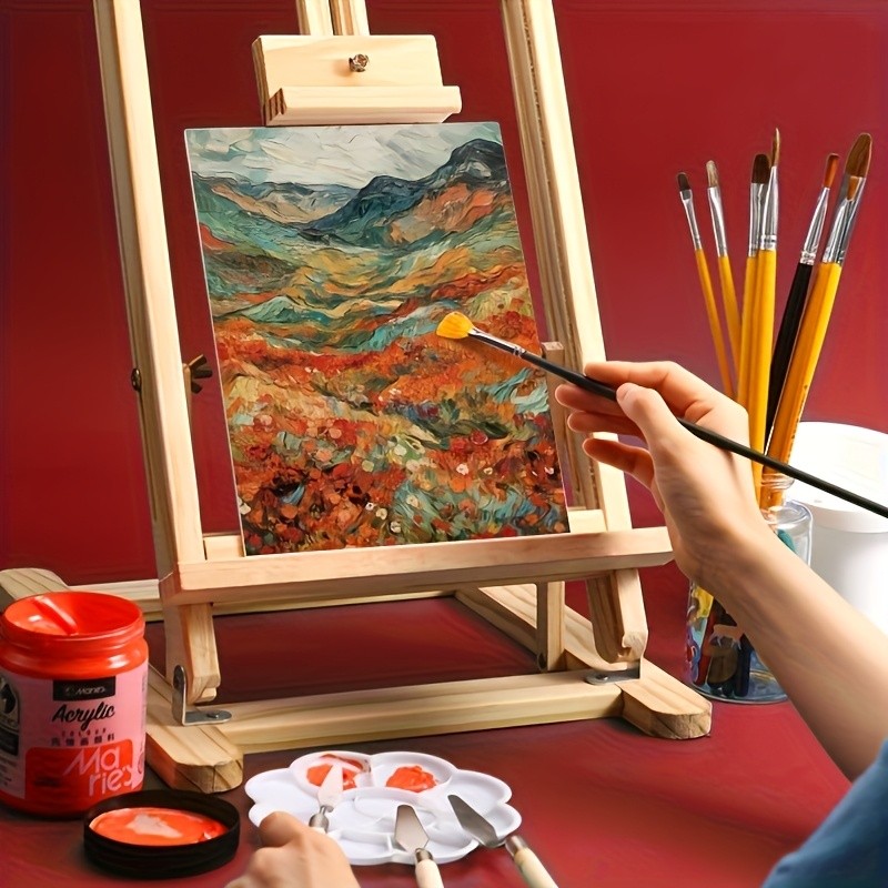 Marie's 24 Packs White Stretched Canvas Panels