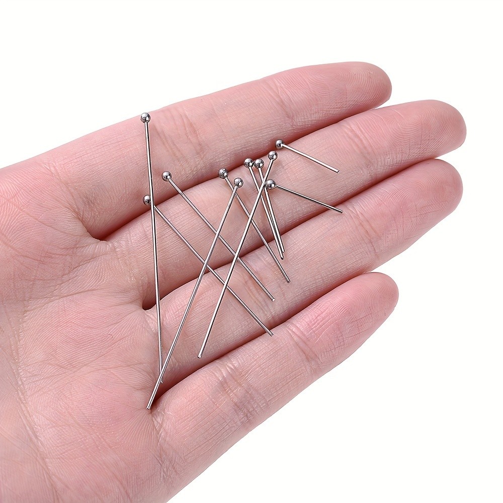 100pcs 304 Stainless Steel Ball Head Pins