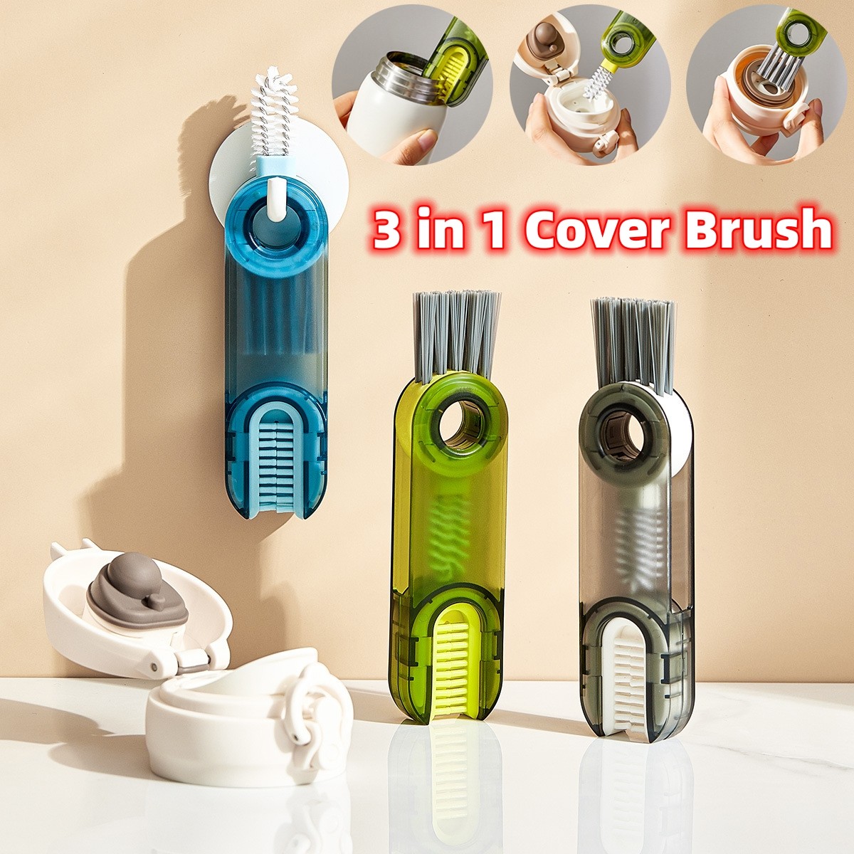 3 in 1 Multifunctional Cleaning Brush
