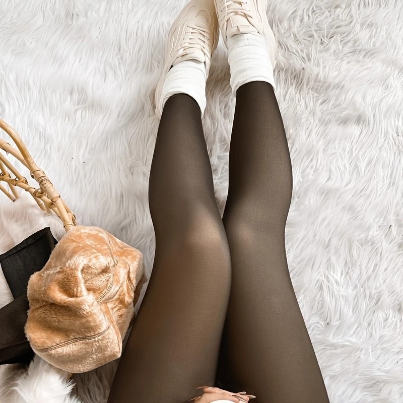 Translucent Fleece Lined Tights