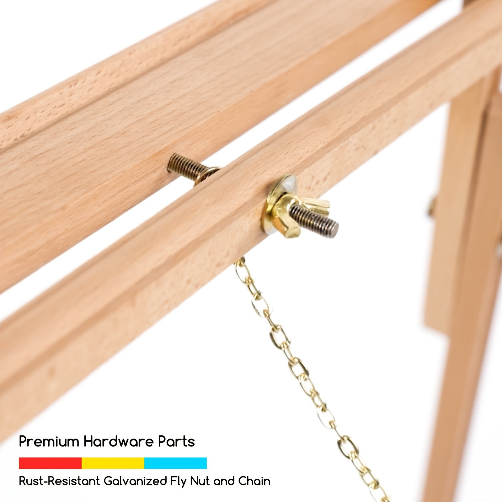 MEEDEN Premium Beech Wood Wedding Easel Stand