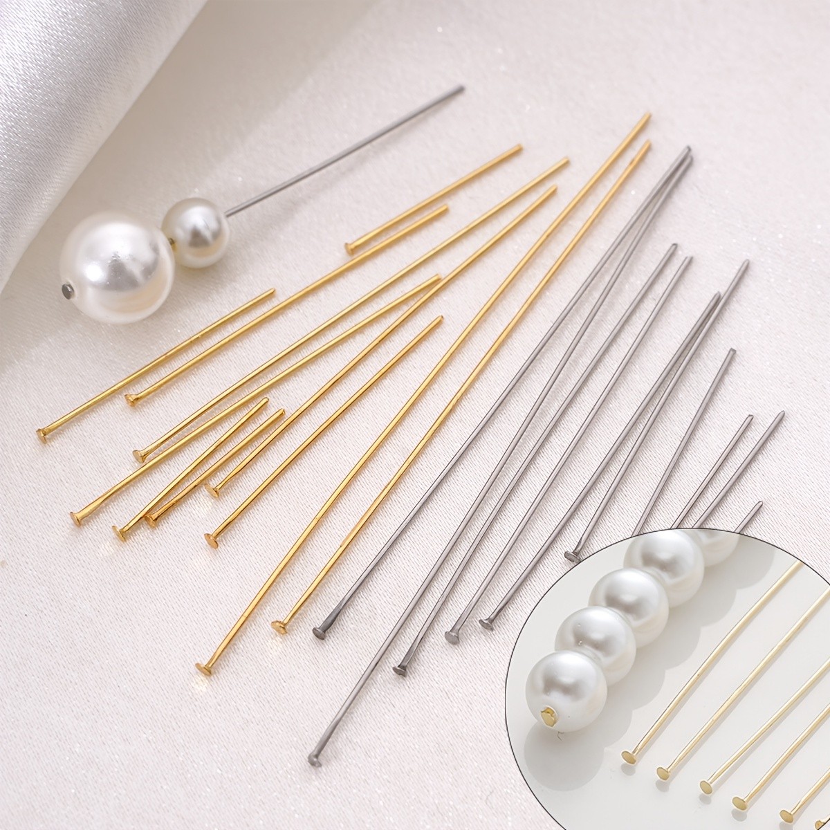50/100pcs Flat Head T-pins