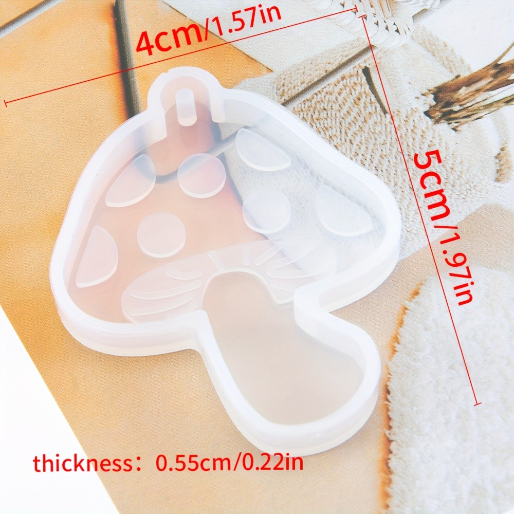 1pc MINGXUAN Silicone Mushroom Resin Casting Mold