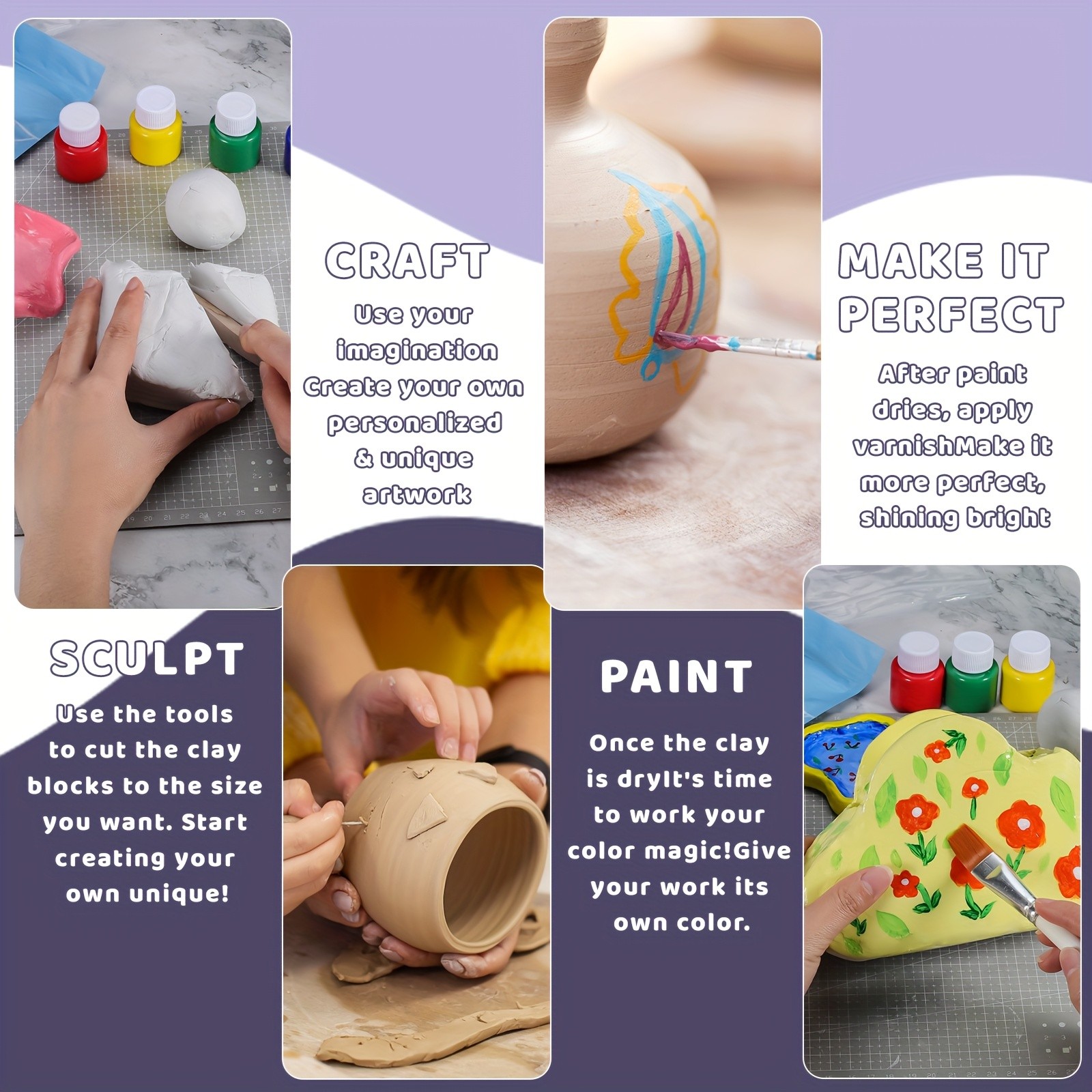 EDIFON Air Dry Clay Bar