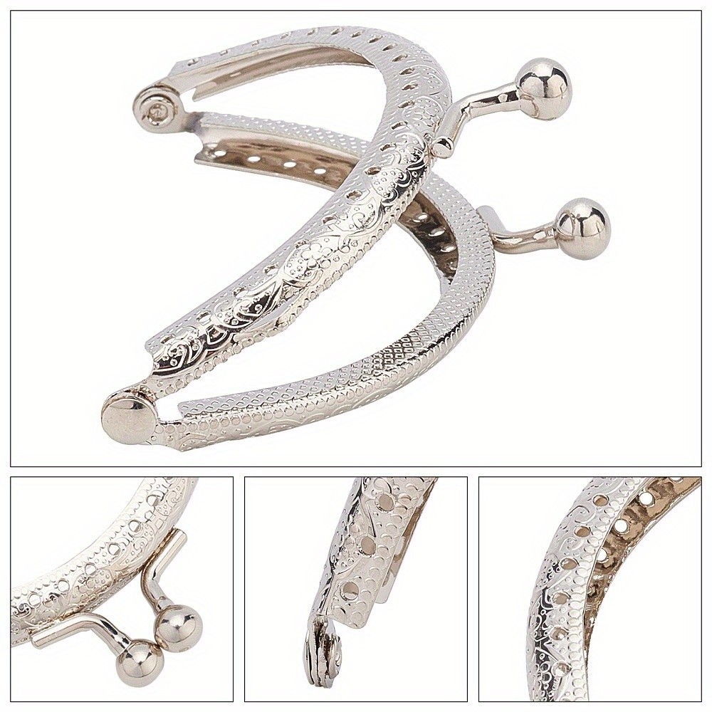 1set 6pcs Iron Purse Handle Frame