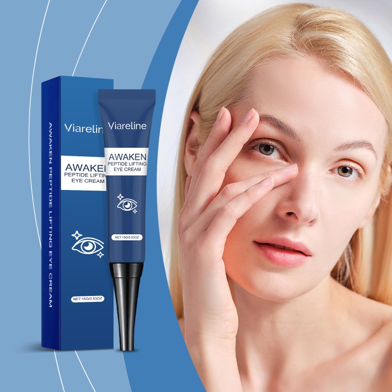 Viareline Collagen Firming Eye Tender And Smooth Skin Around Eyes Moisturizing Elasticity Massage Cream