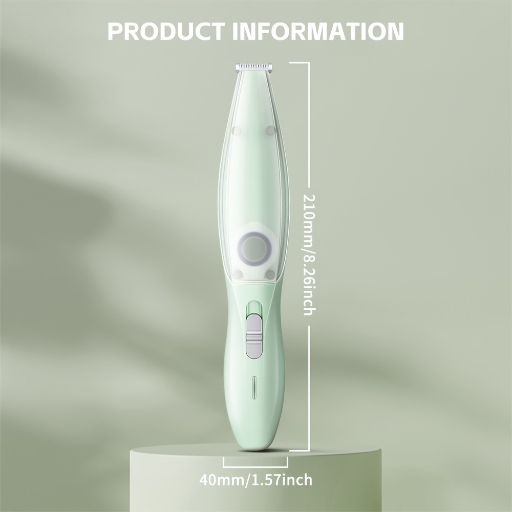 MIAOQUANJI Pet Grooming Clippers with Vacuum Feature