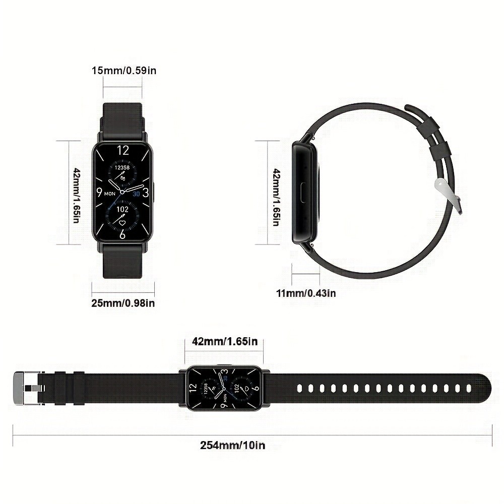 PEJE Mini Smartwatch with 1.45” HD Display – 123 Sports Modes, Camera Control, Music Player, and Fitness Tracker