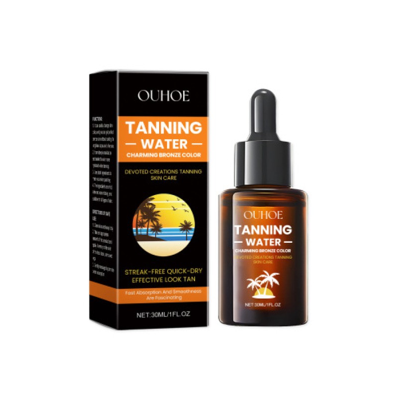OUHOE Black Essence, Summer Outdoor Body Care Natural And Even Skin Tanning Moisturizing Essence