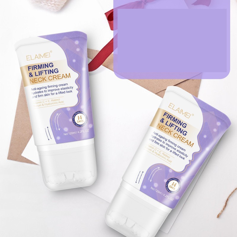 Elaimei Neck Cream Neckline Cream Smooth Anti Aging Moisturizing Whitening Cream Beauty Firming Skin Care