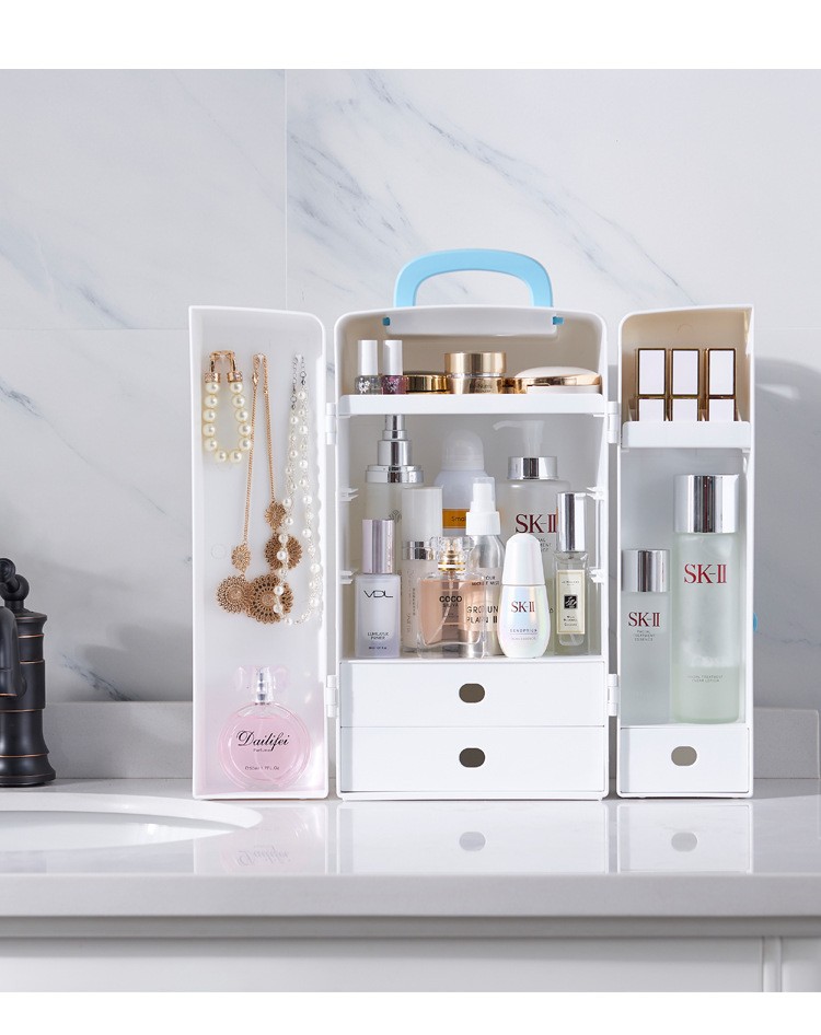 Skincare Finishing Box – Double Door Storage Organizer