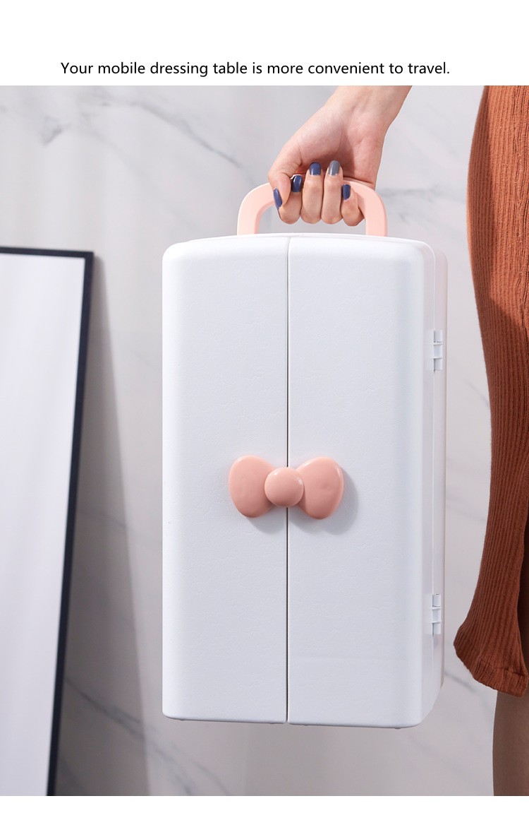 Skincare Finishing Box – Double Door Storage Organizer