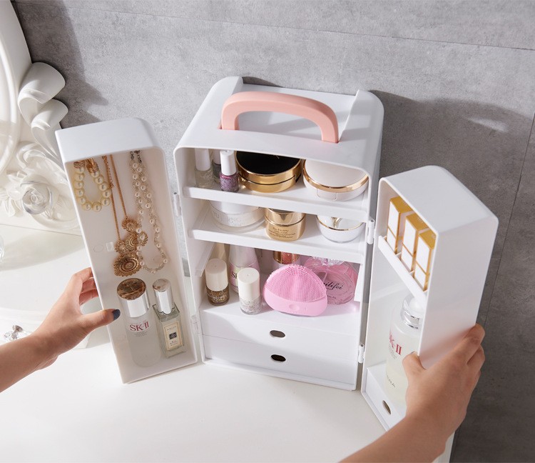 Skincare Finishing Box – Double Door Storage Organizer