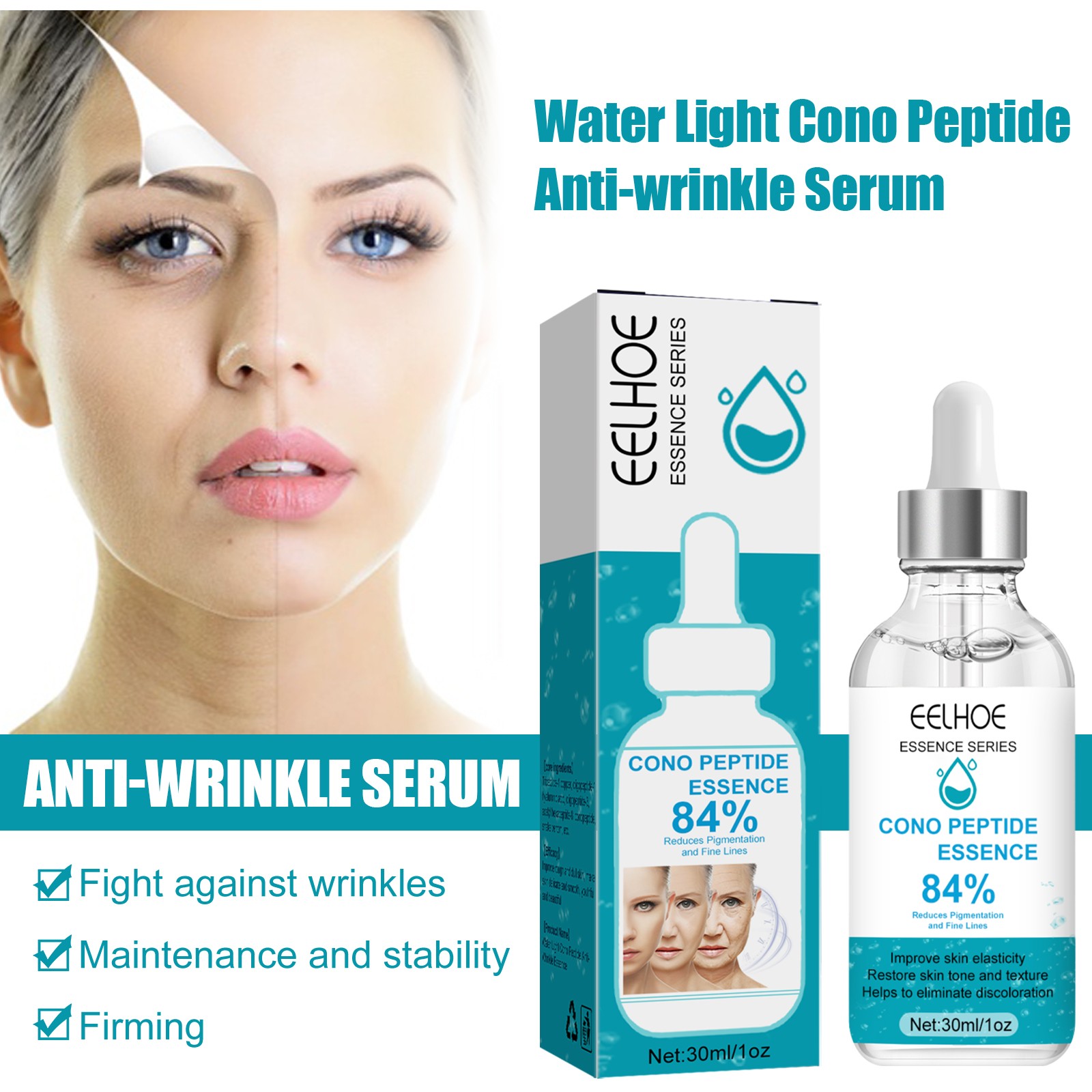 Cono Peptide Anti-Wrinkle Serum – Advanced Skin Renewal and Firming Essence
