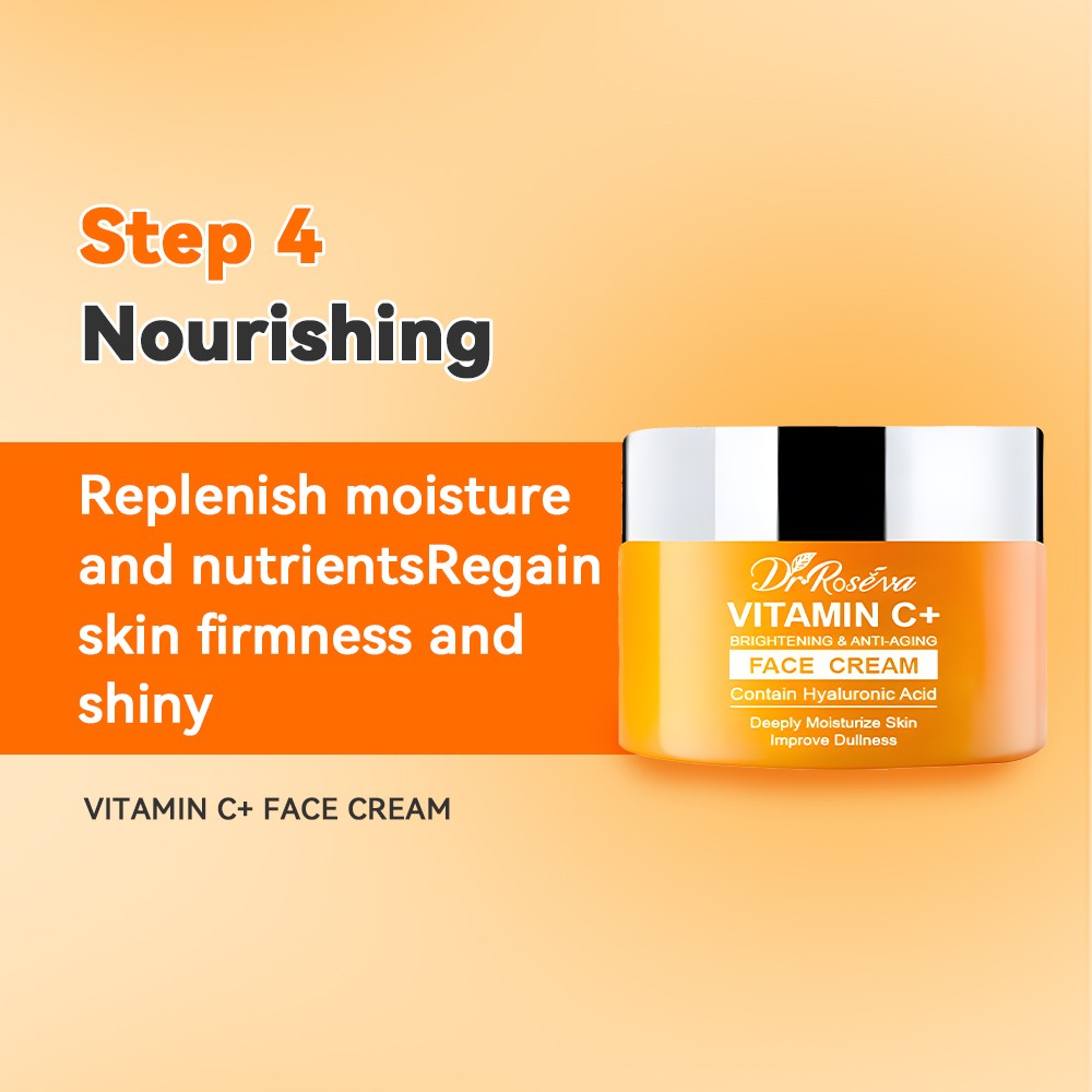 Dr. Roseva Vitamin C+ Skincare Set – Complete Brightening and Anti-Aging Routine