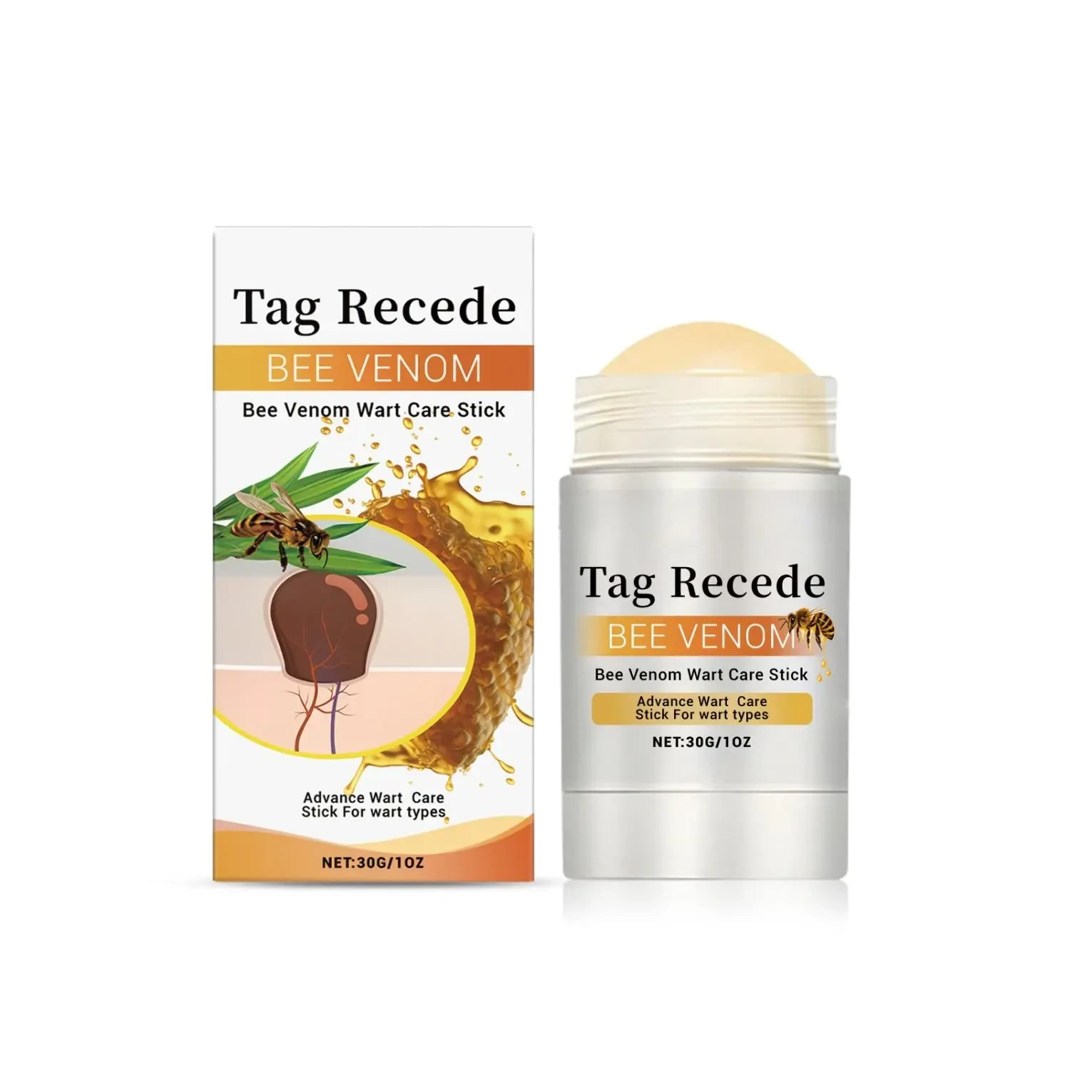 Tag Recede Bee Venom Wart Care Stick (30g / 1oz)