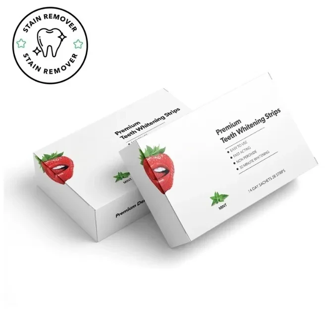 Premium Teeth Whitening Strips (Mint)