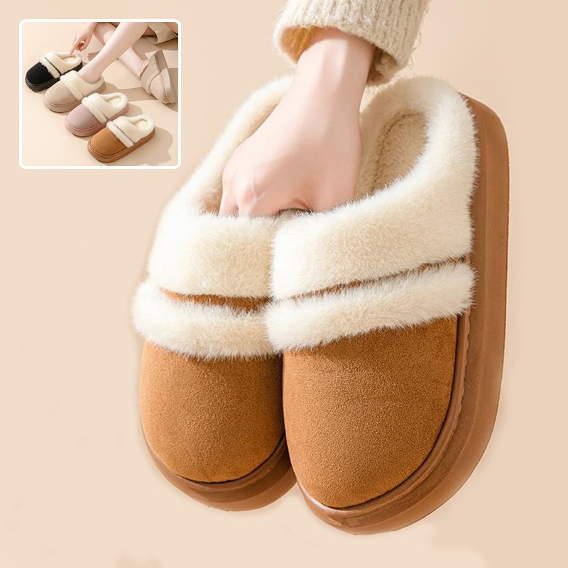 Plush Winter Slippers for Women