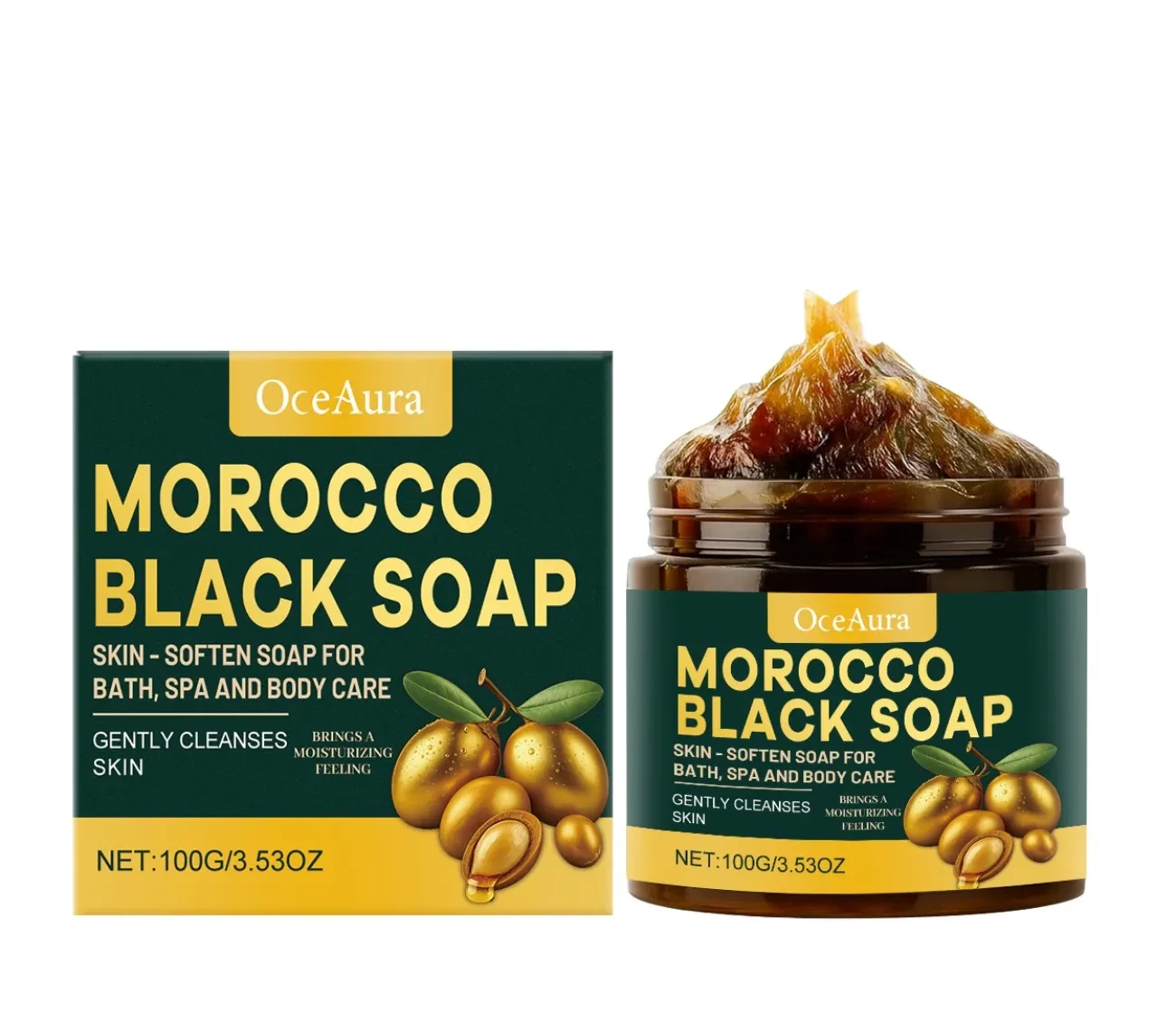 OceAura Morocco Black Soap