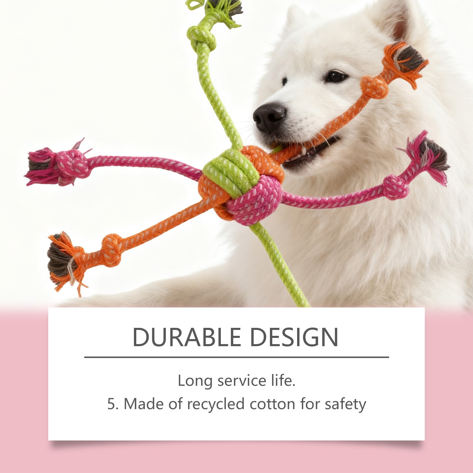 EelJoy Dog Rope Toy – Sturdy, Durable, and Chew-Resistant