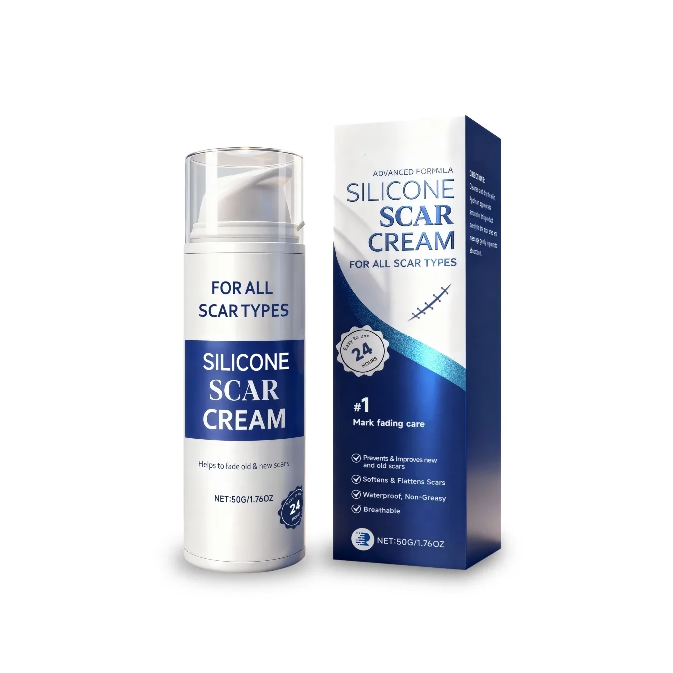 Silicone Scar Cream – Advanced Formula for All Scar Types