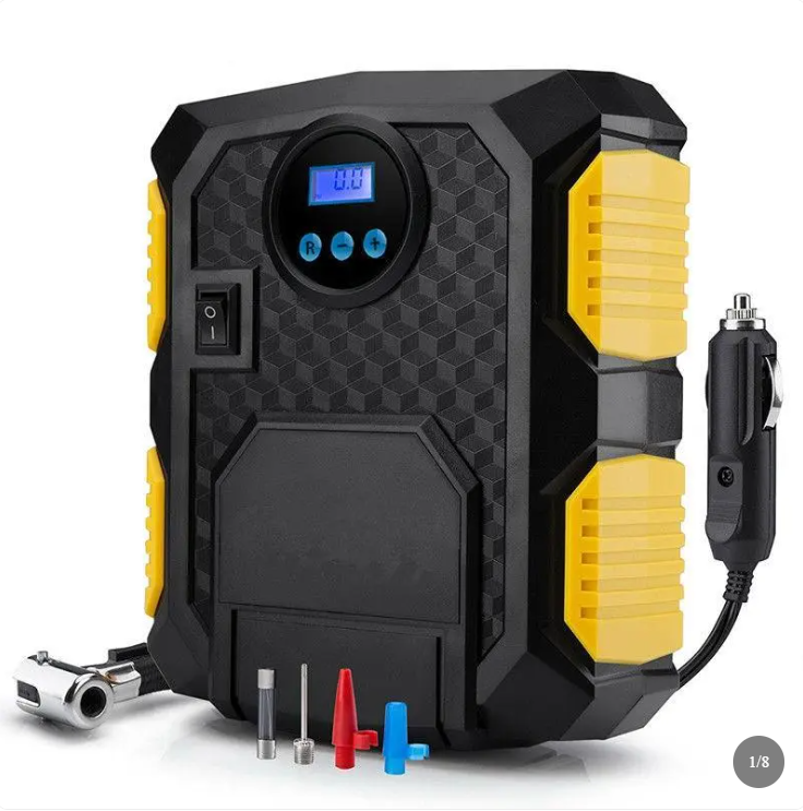 Digital Tire Inflator - DC 12 Volt Car Portable Air Compressor