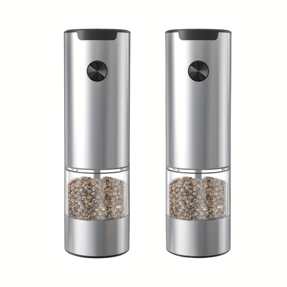 MORE TASTE Electric Salt and Pepper Grinder Set