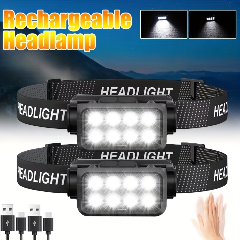 MACROCOSM Bright Rechargeable LED Headlamp