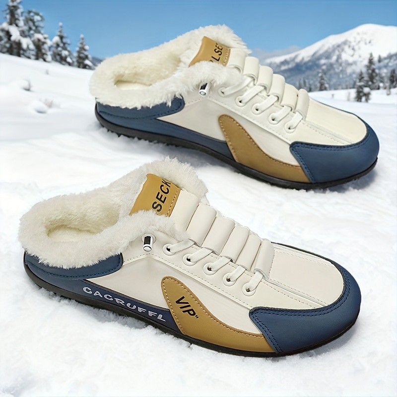 MAINALUN Men's Winter Ankle Boots