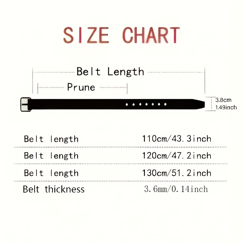 LJSQ Men's Stylish PU Leather Belt