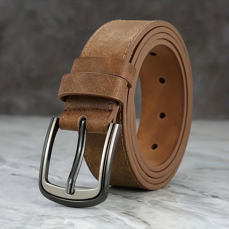 LJSQ Retro Embossed Belt for Men and Women