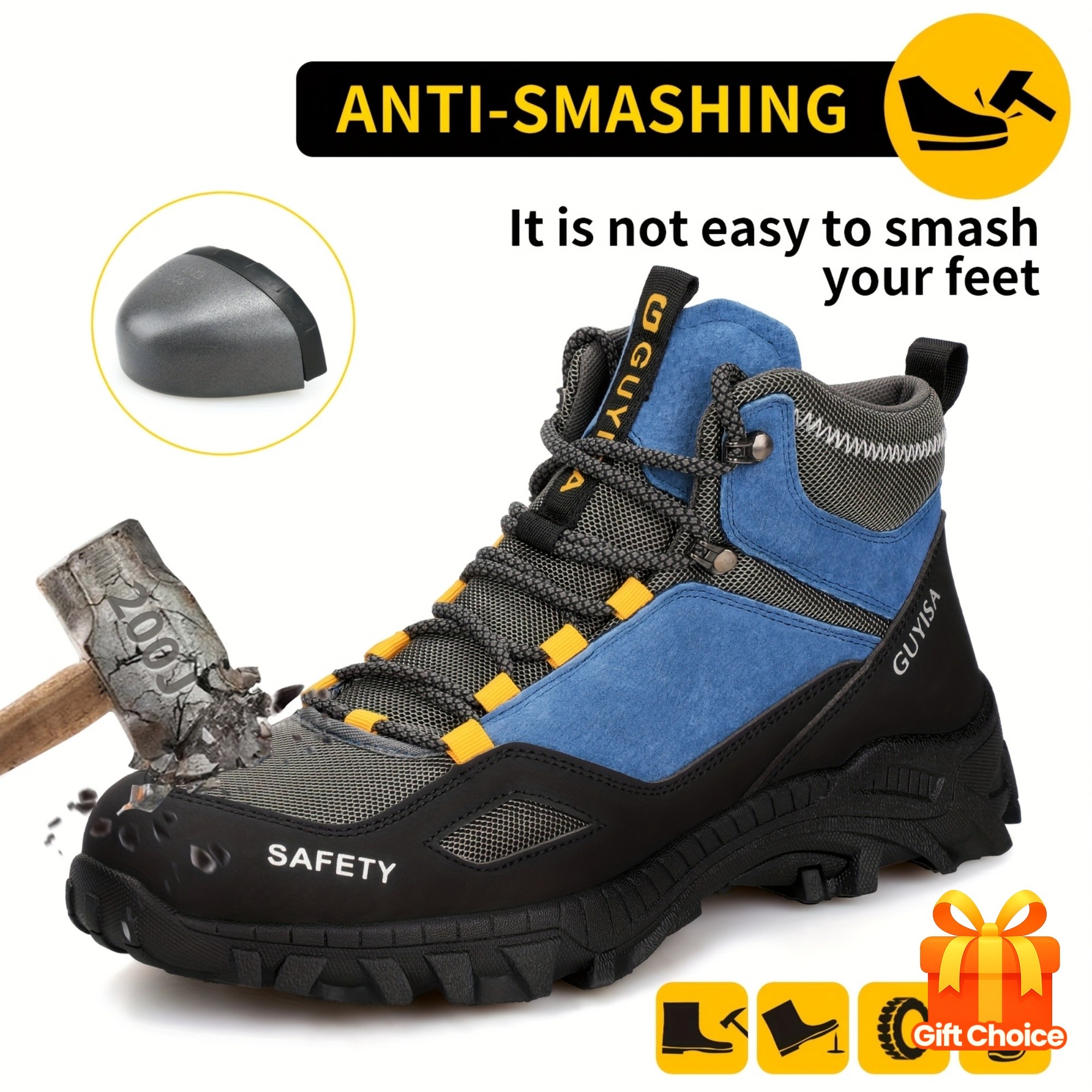 GUYISA Men's Tactical Boots