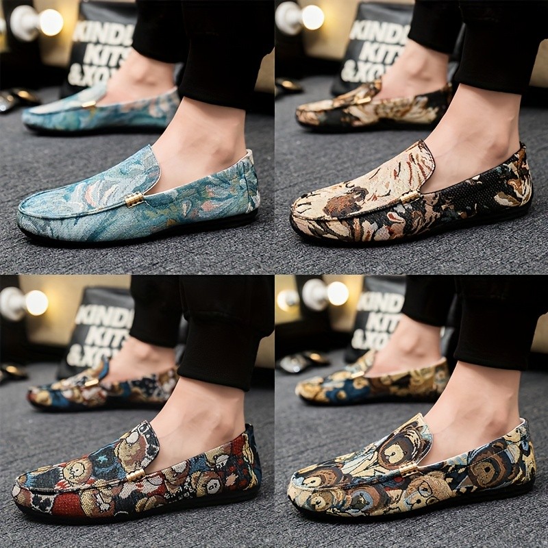 KJSOP Men's Fashion Doodle Shoes