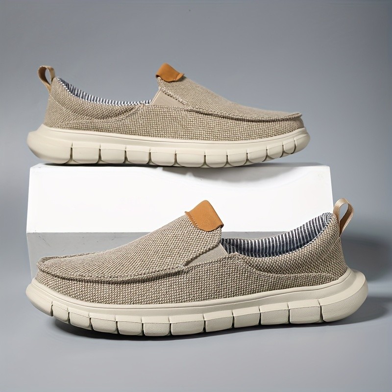 LEIJOP Unisex Canvas Slip-On Sneakers