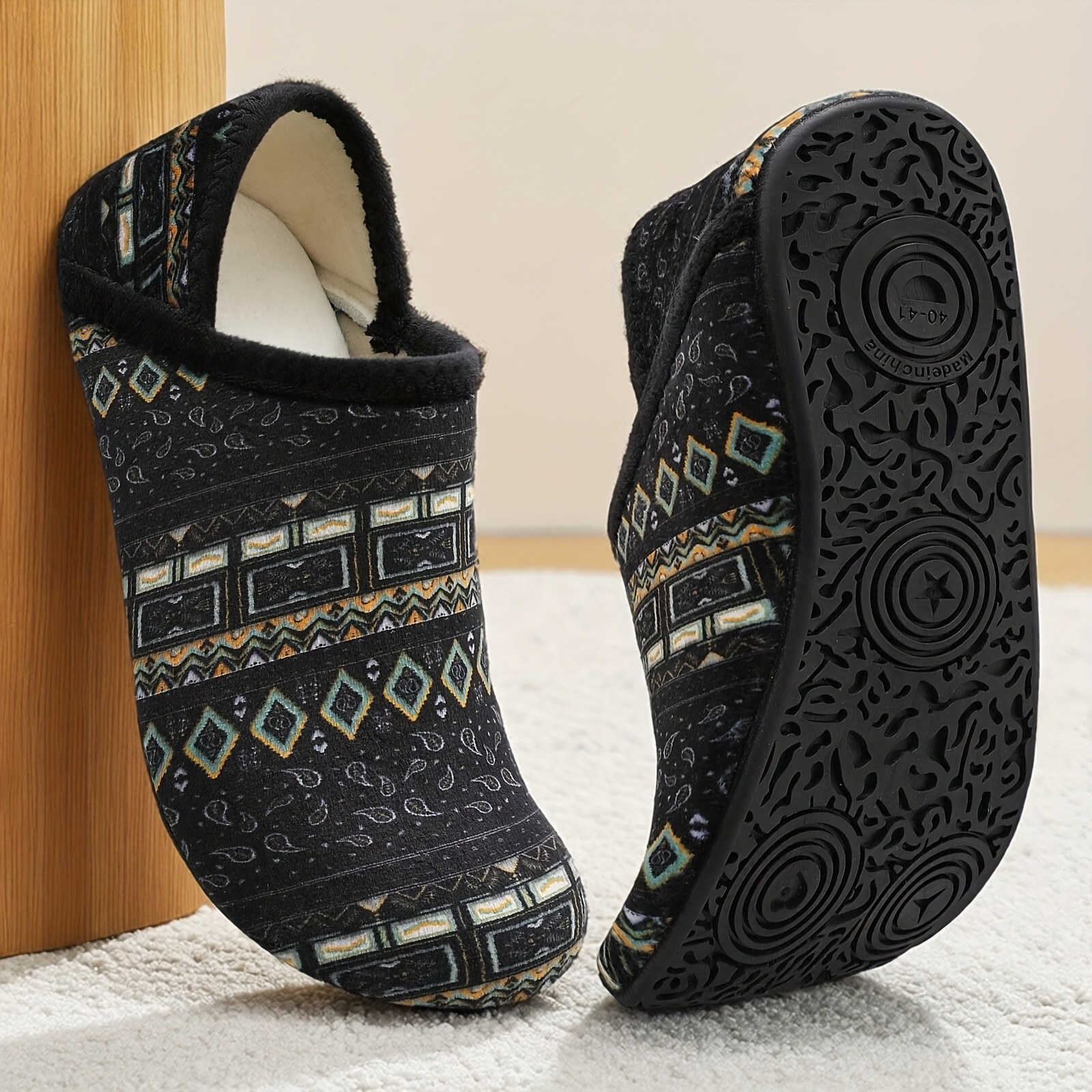 L-RUN Women and Men Rubber Sole Soft Lightweight Flat Shoes