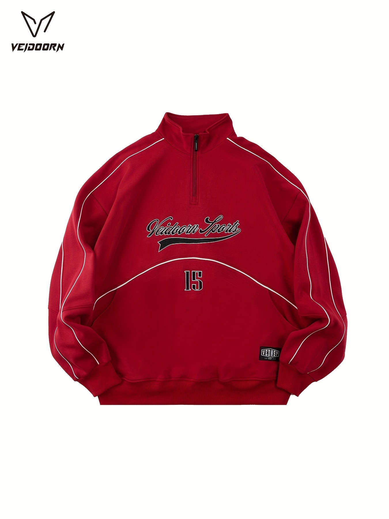 VEIDOORN Men’s Long Sleeve Crew Neck Sweatshirt