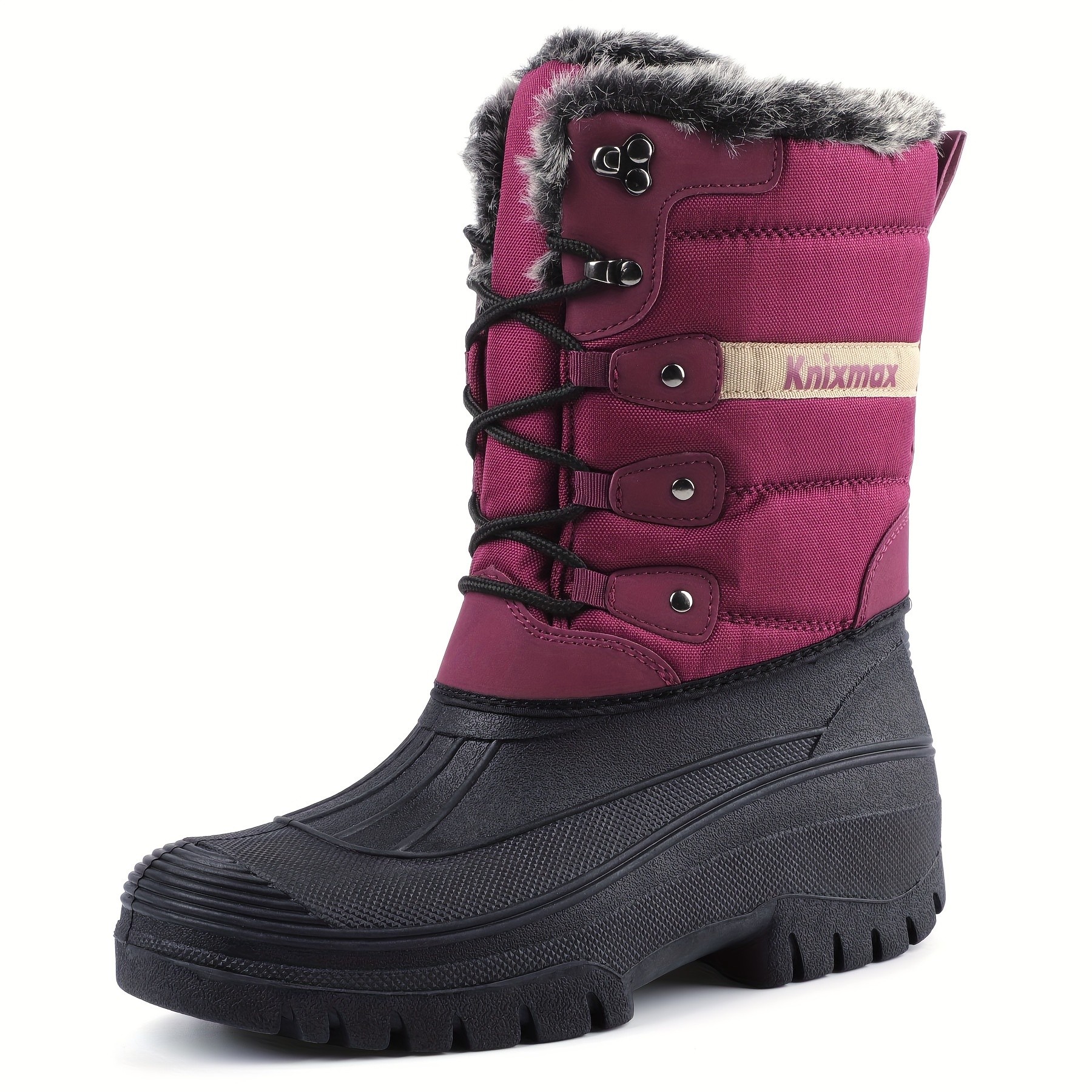 KNIXMAX Women’s Winter Snow Boots