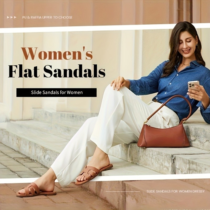 ATHLEFIT Women’s Flat Sandals