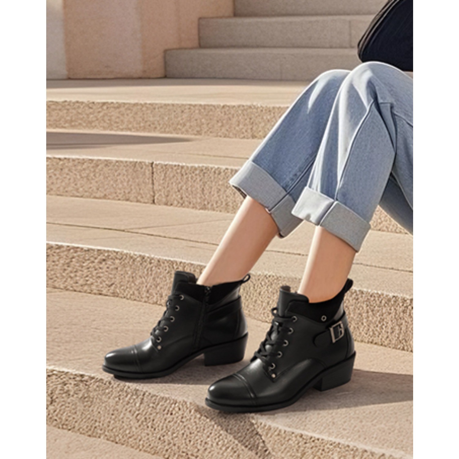 ATHLEFIT Women’s Short Ankle Boots