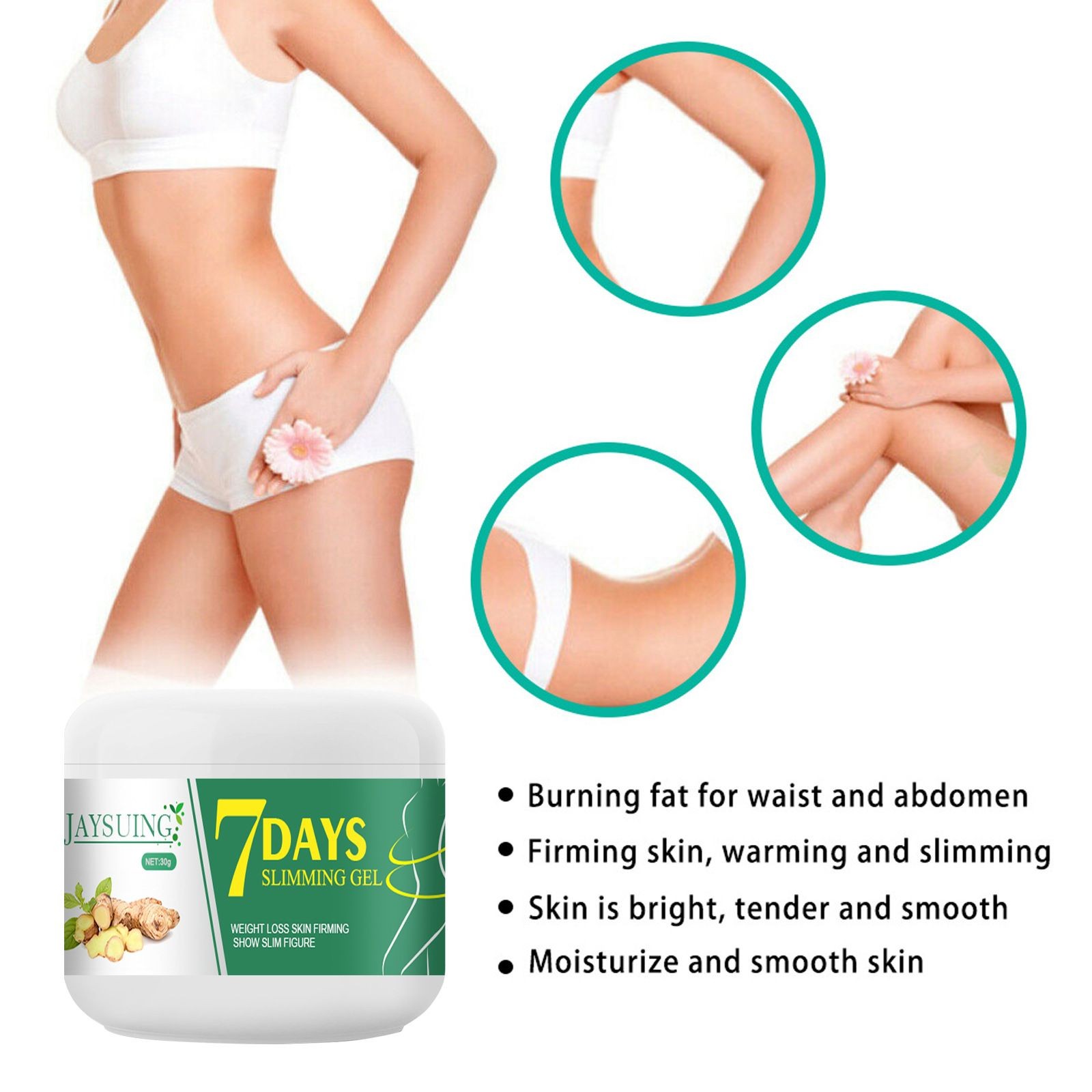 Jaysuing 7 Days Slimming Gel – Targeted Weight Loss & Skin Firming