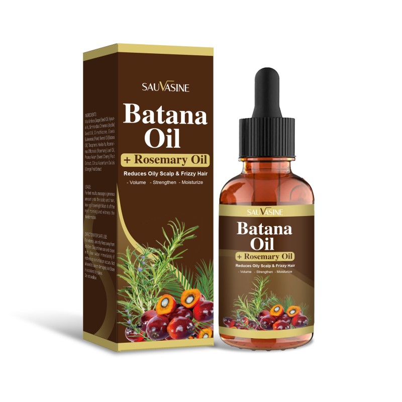 Batana Oil + Rosemary Oil – Reduces Oily Scalp & Frizzy Hair