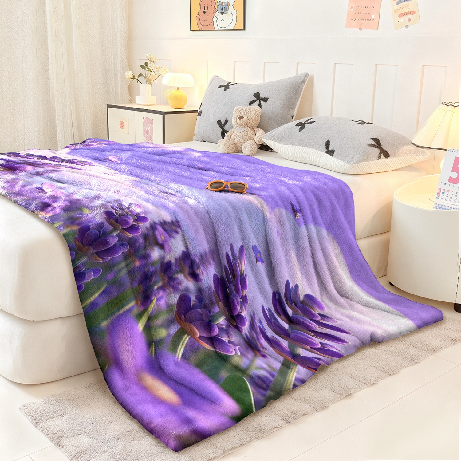 HEZOM Ultra-Soft Flannel & Milk Fleece Blanket, 300GSM