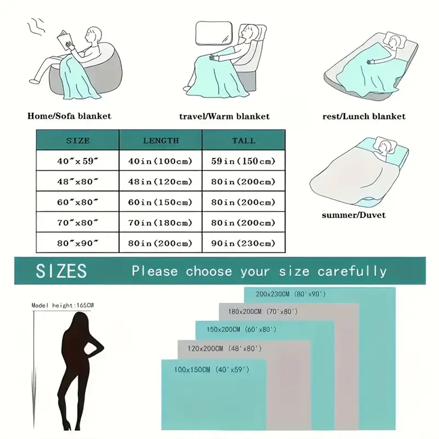 HEZOM Super Soft Flannel & Milk Fleece Blanket |