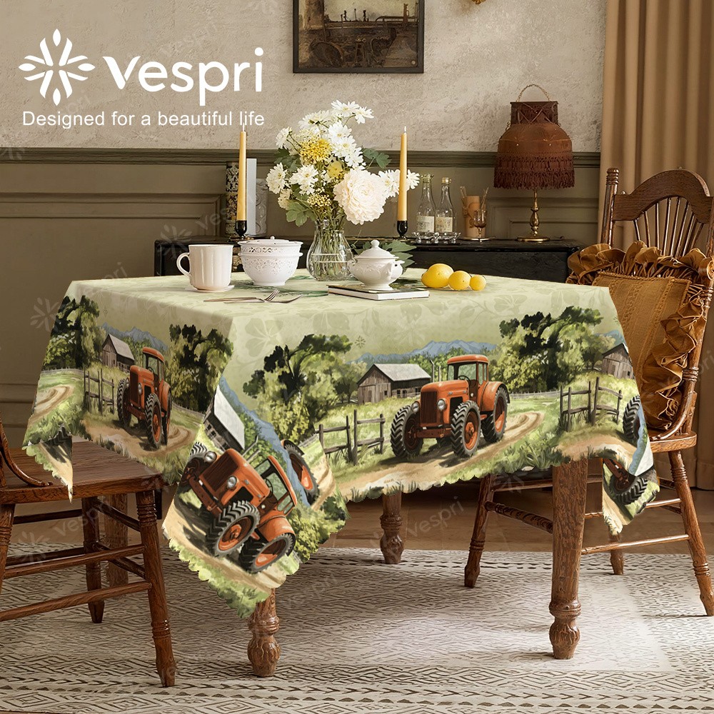 VESPRI Farmhouse Tablecloth