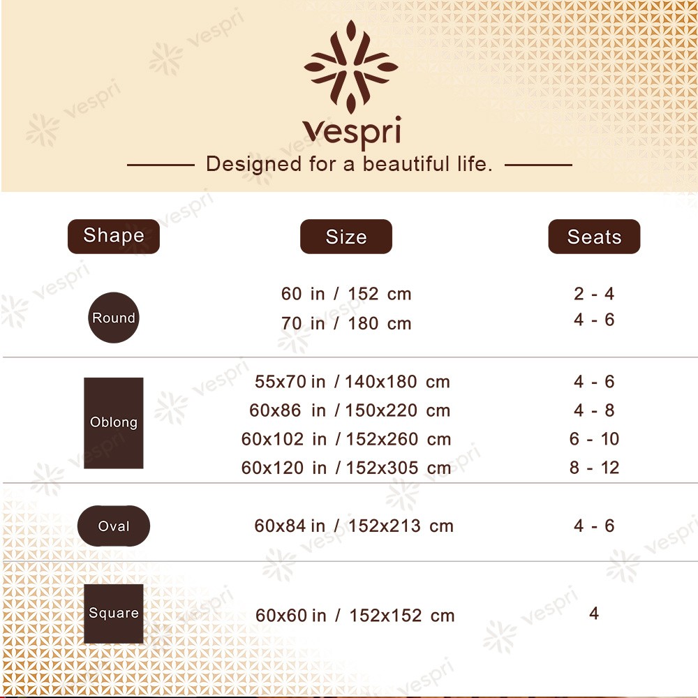 VESPRI Valentine’s Day Tablecloths