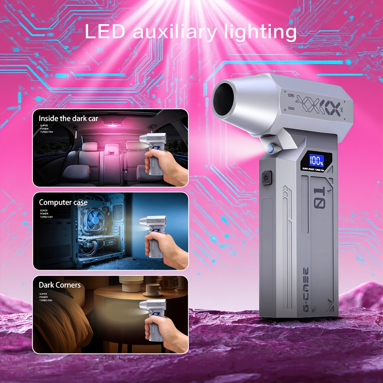 Qutava 120,000 RPM Mini Turbo Fan