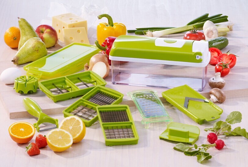 5-in-1 Vegetable and Fruit Cutter - Multi-Function Slicer and Dicer