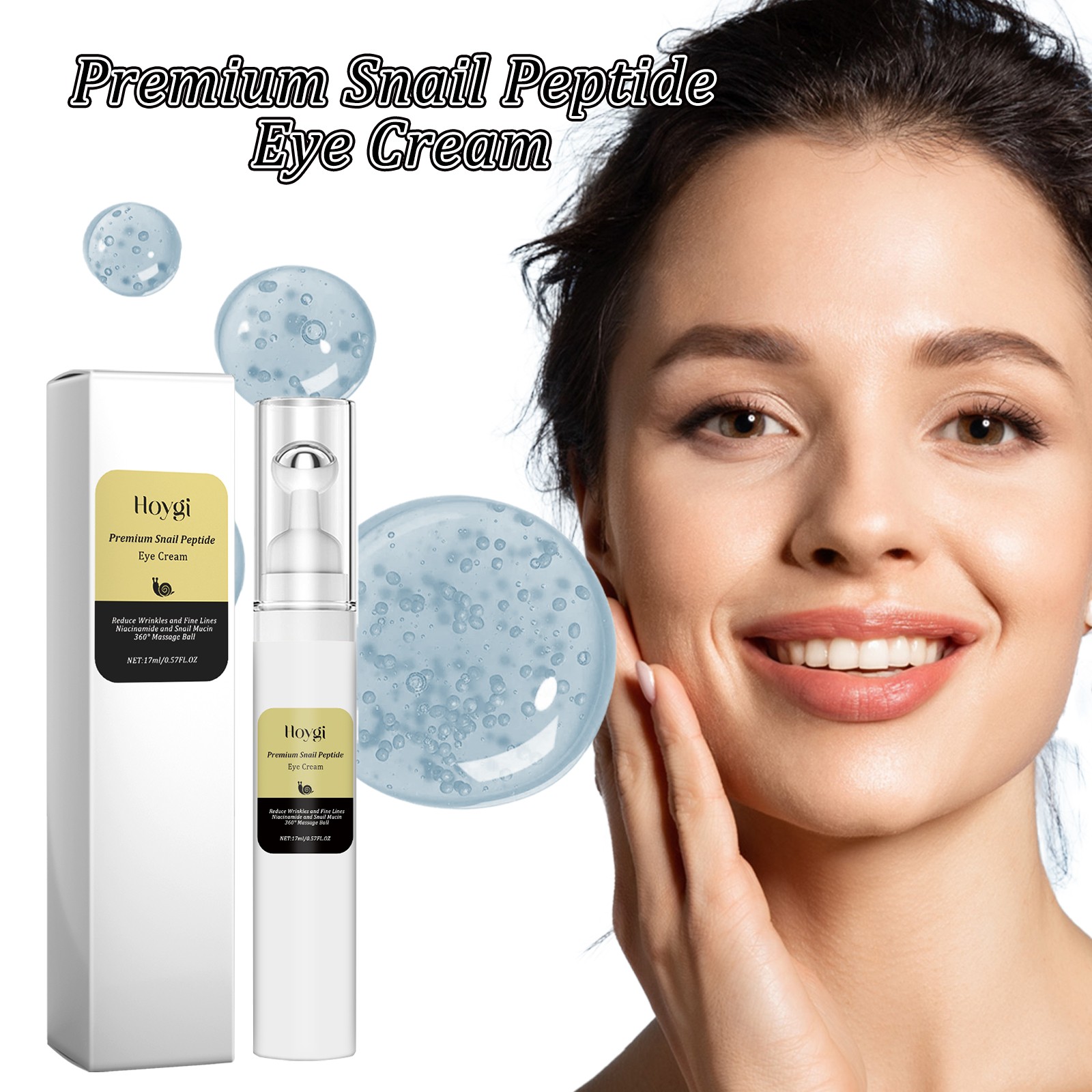Premium Snail Peptide Eye Cream – Revitalize and Rejuvenate Your Eyes